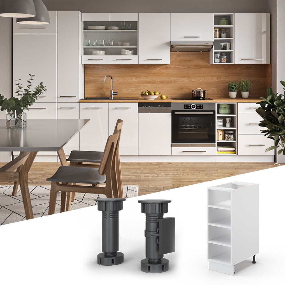 Vicco Unterschrank Regal 30 cm Weiß Küchenschrank Unterschrank Küchenzeile Fame-Line | 04251421969858