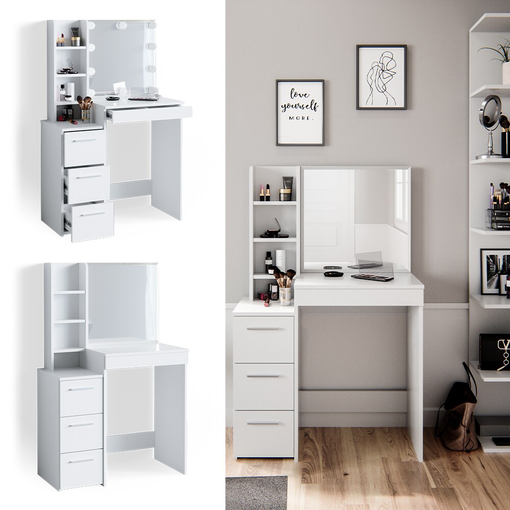 Vicco Schminktisch Frisiertisch Schminkkommode Meryl Frisierkommode Kommode - Bild 1