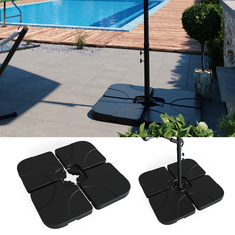 Schirmst&auml;nder Sonnenschirmst&auml;nder Schirmgewicht bef&uuml;llbar bis 130 kg Kunststoff - Bild 1