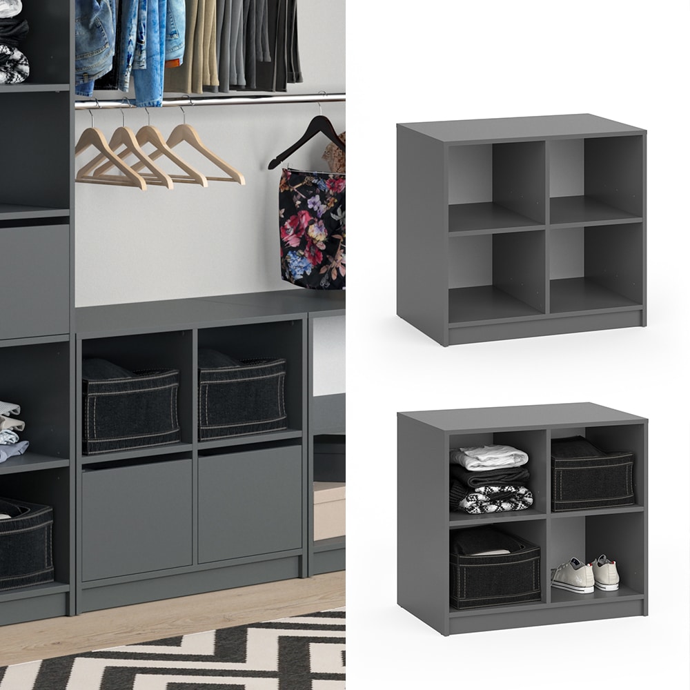 Vicco Kommode f&uuml;r Kleiderschrank Visit 4 Ablagen Sideboard Dielenschrank - Bild 1