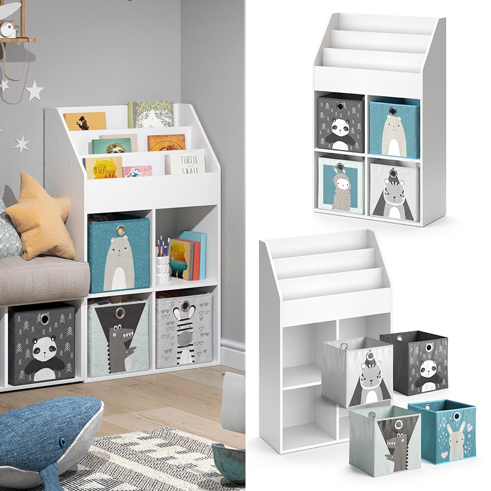 Vicco Kinderregal Bücherregal Aufbewahrungsregal Luigi Spielzeugablage Faltbox | 04251421964532