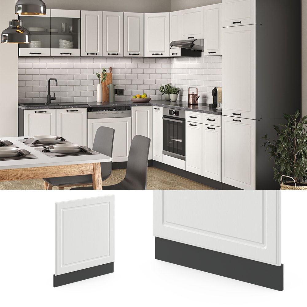 VICCO Geschirrsp&uuml;lerfront 60 cm Anthrazit K&uuml;chenschrank Blende K&uuml;chenzeile R-Line - Bild 1