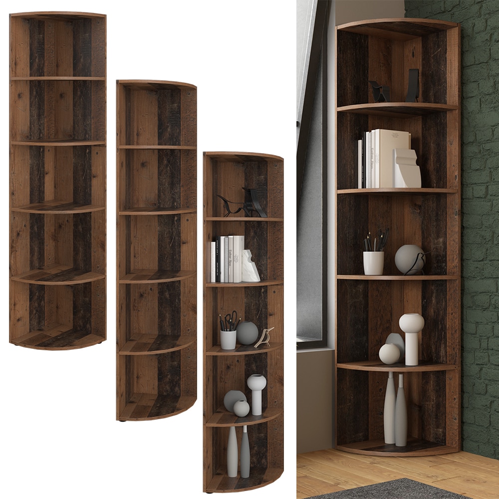Vicco Eckregal K&uuml;chenregal Badregal Ecki 180 x 40 cm Old Style - Wohnzimmer - Bild 1