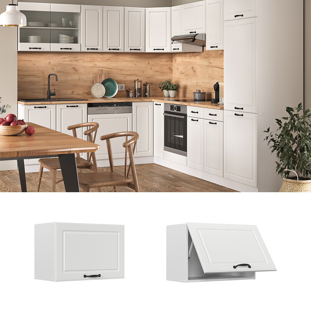 Vicco H&auml;ngeschrank 60 cm (flach) Wei&szlig; K&uuml;chenschrank H&auml;ngeschrank K&uuml;chenzeile R-Line - Bild 1