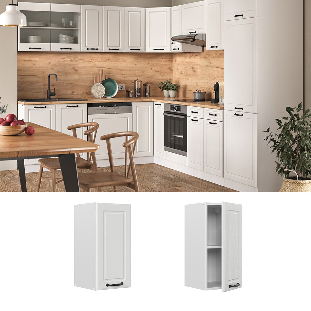 Vicco H&auml;ngeschrank 30 cm Wei&szlig; K&uuml;chenschrank H&auml;ngeschrank K&uuml;chenzeile R-Line - Bild 1