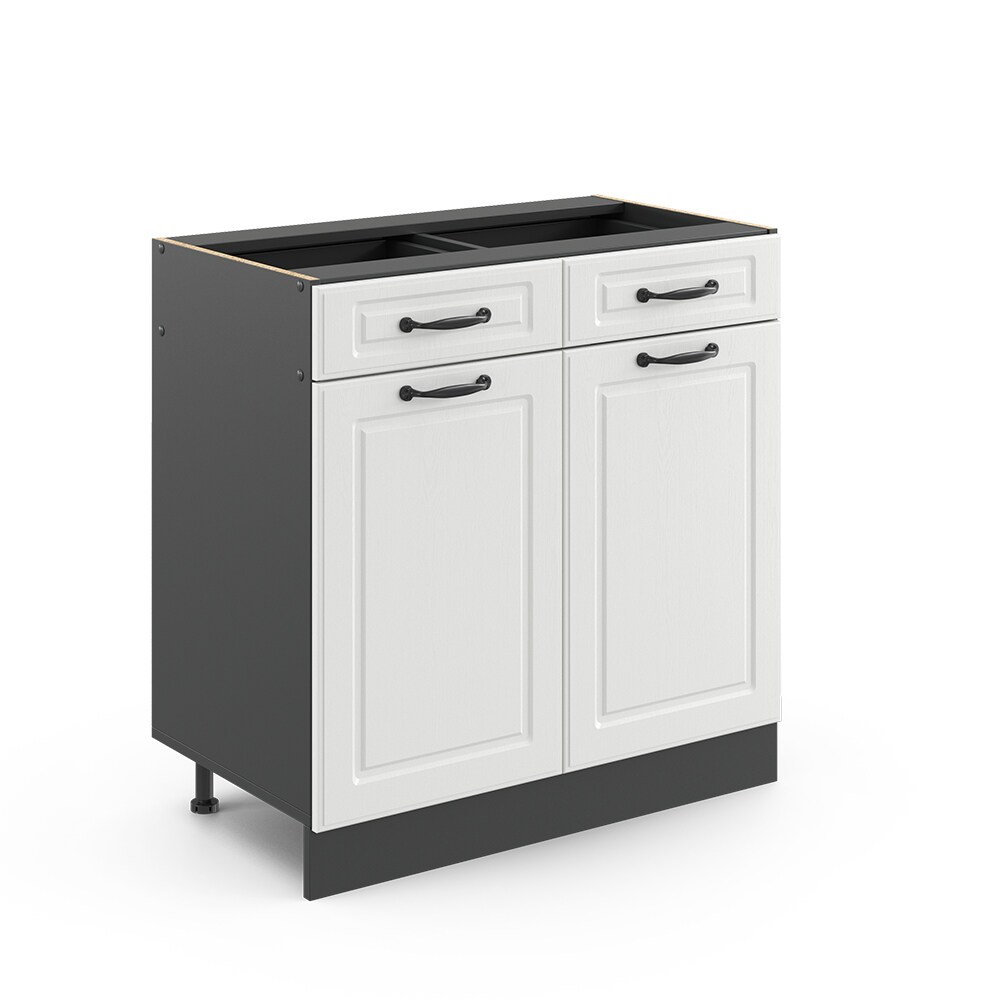 Vicco Schubunterschrank 80 cm Anthrazit Küchenschrank Unterschrank Küchenzeile R-Line