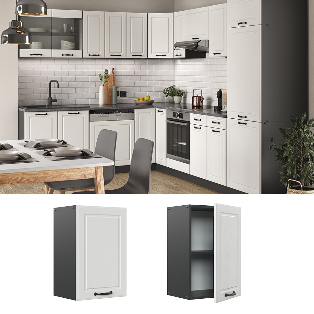 Vicco H&auml;ngeschrank 40 cm Anthrazit K&uuml;chenschrank H&auml;ngeschrank K&uuml;chenzeile R-Line - Bild 1