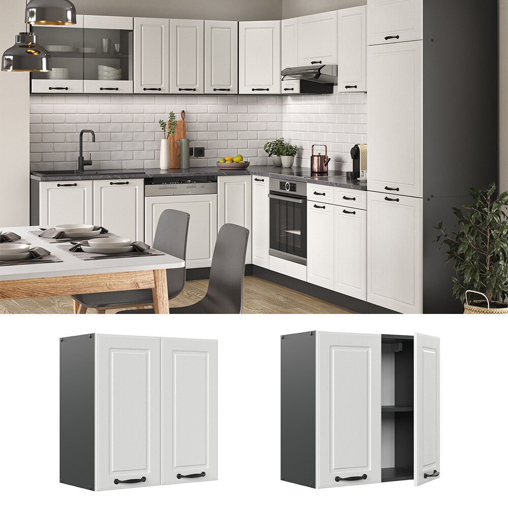 Vicco H&auml;ngeschrank 60 cm Anthrazit K&uuml;chenschrank H&auml;ngeschrank K&uuml;chenzeile R-Line - Bild 1