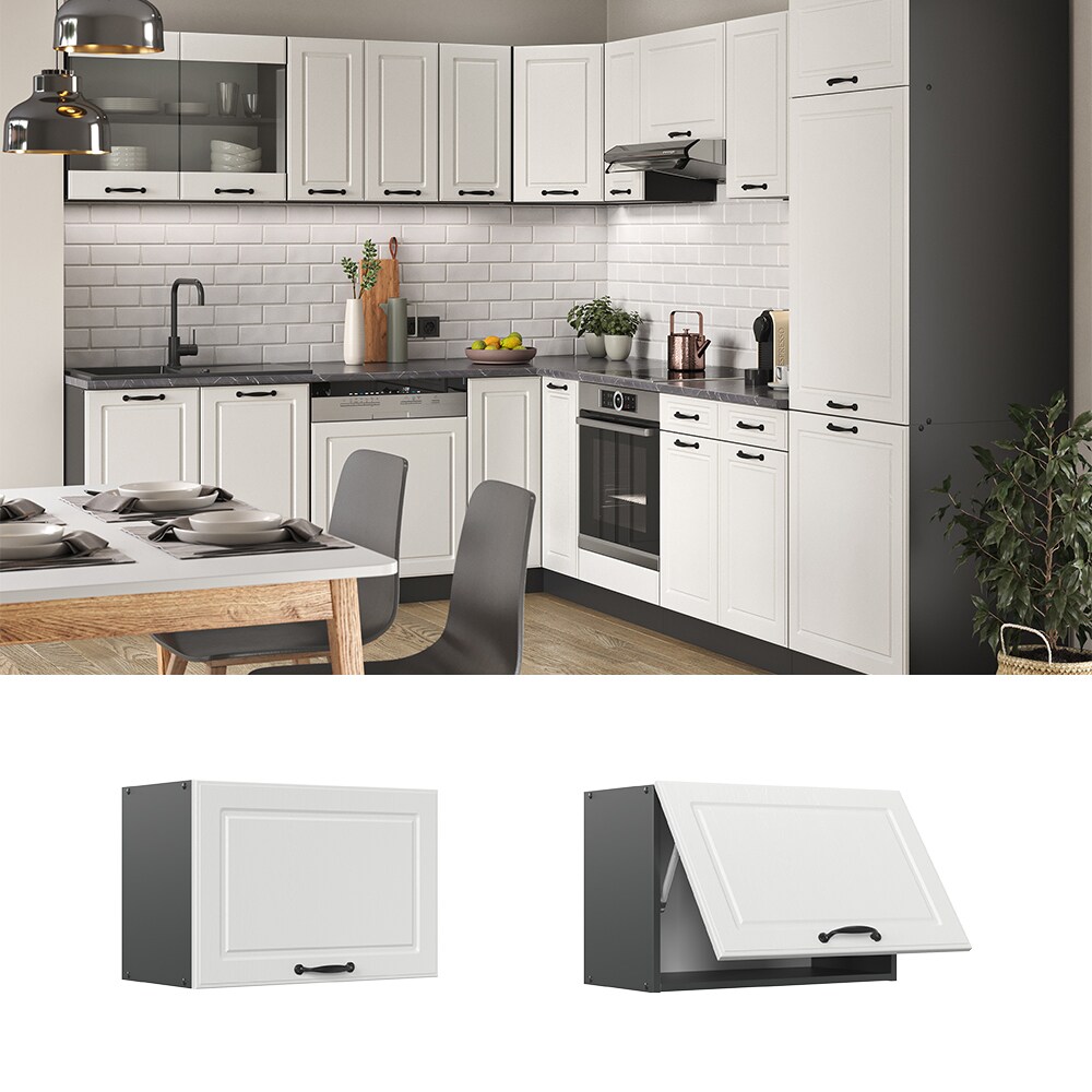 Vicco H&auml;ngeschrank 60 cm (flach) Anthrazit K&uuml;chenschrank H&auml;ngeschrank K&uuml;chenzeile R-Line - Bild 1