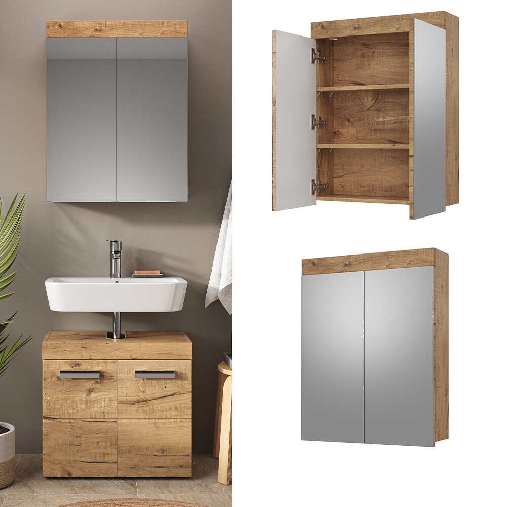 Vicco Spiegelschrank Badspiegel Wandspiegel Luna Spiegel Badezimmer Badschrank | 04251421996809
