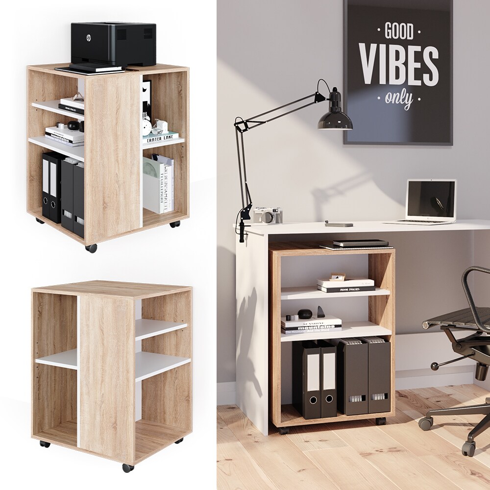 Vicco Rollcontainer B&uuml;rocontainer B&uuml;roschrank Schreibtisch Aktenschrank SON - Bild 1