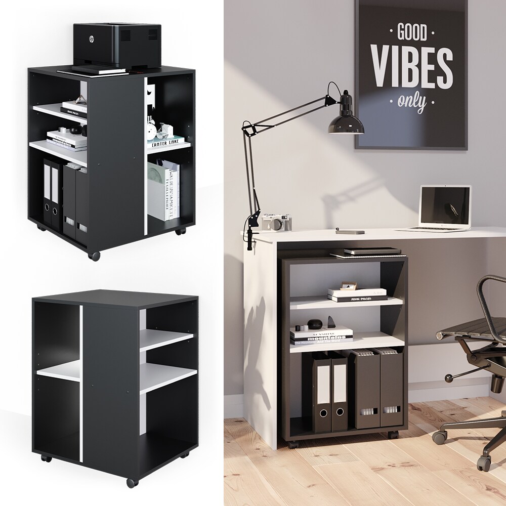 Vicco Rollcontainer B&uuml;rocontainer B&uuml;roschrank Schreibtisch Aktenschrank ANT - Bild 1