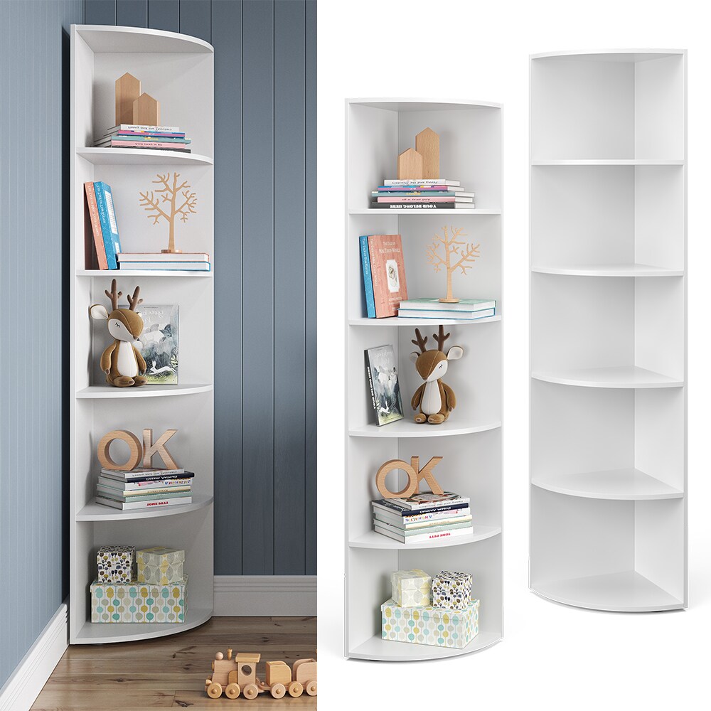 Vicco Eckregal Kinderregal Kinderzimmerregal Ecki Weiß 180 x 40 cm Regal Ablage | 04066731040735