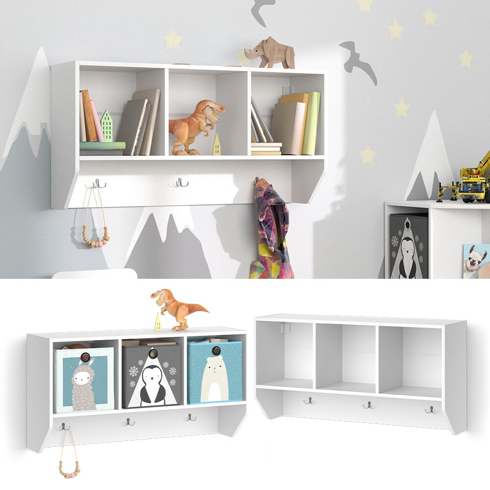 Vicco Kinderregal Hängeregal Spielzeugregal Luigi Weiß Dekoregal Bücherregal | 04066731052820