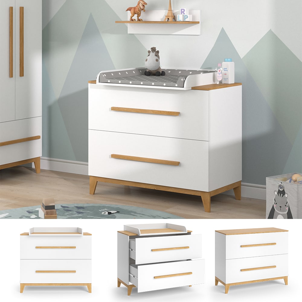 DeCuevas53046 Faltbarer Wickelschrank Mit Zubehör – Spielschrank Für Puppen, 60x32x70 Cm