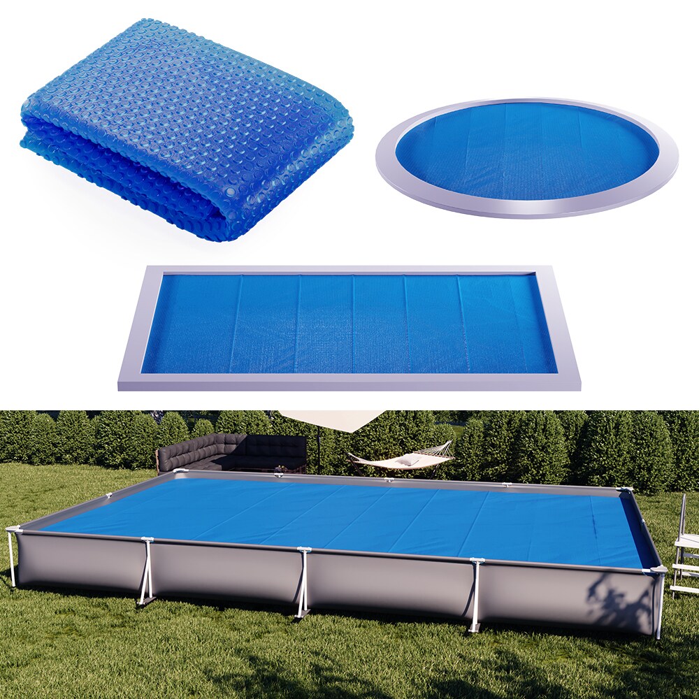OK-Living Eckige Solarfolie Pool blau, Solarabdeckplane 800×500 cm | 04066731232710