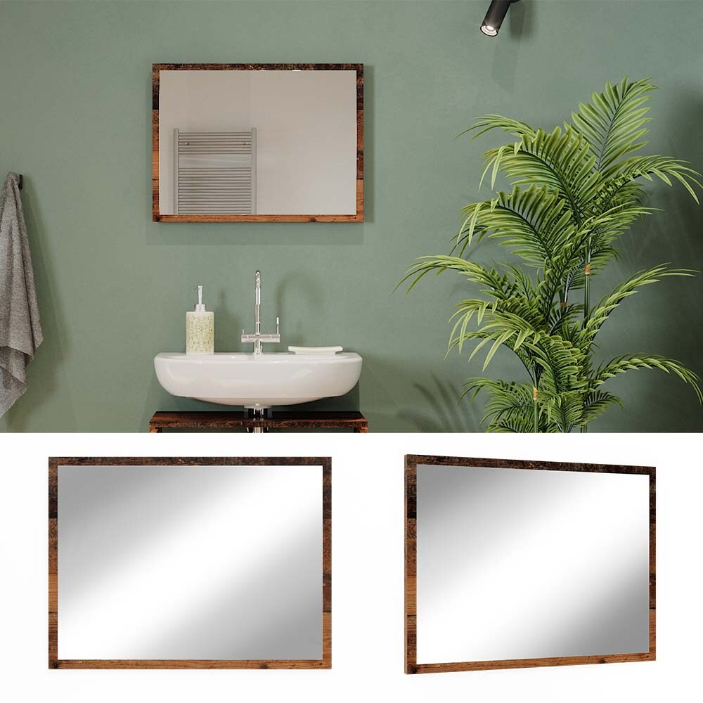 Vicco Badspiegel Wandspiegel Badezimmerspiegel Kiko Old Style 60x45 cm modern Badmöbel Hängespiegel Badezimmermöbel