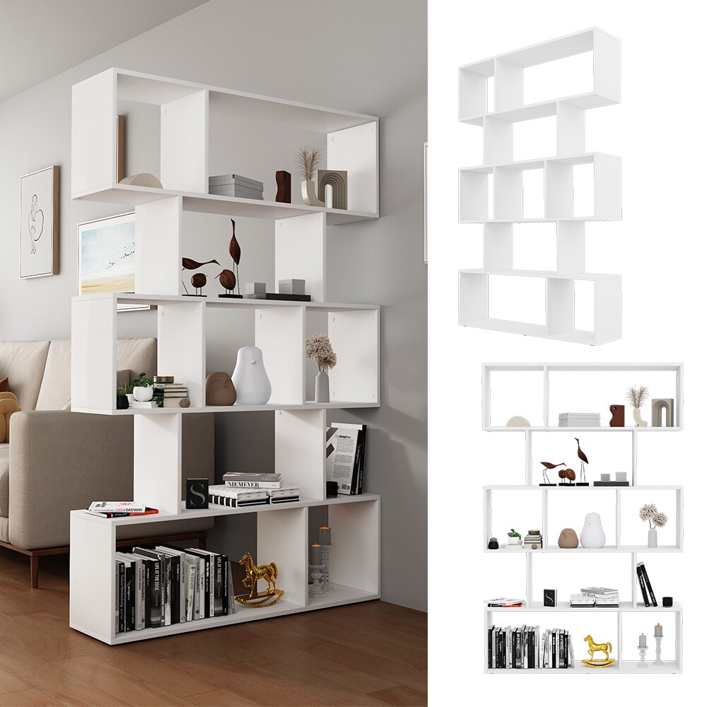 Vicco Raumteiler Aramis Weiß 106 x 161,5 cm, Standregal, Stufenregal stehend | 04066731273522