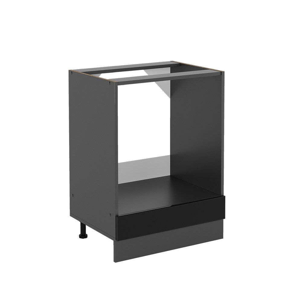 Vicco Herdschrank Küchenschrank R-Line Solid Anthrazit Schwarz 60 cm modern