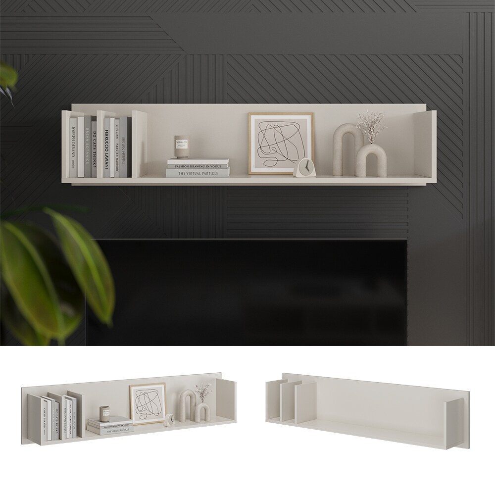 Vicco Wandregal Aldo Cashmere 120 x 30 cm Wohnzimmer F&auml;cher - Bild 1