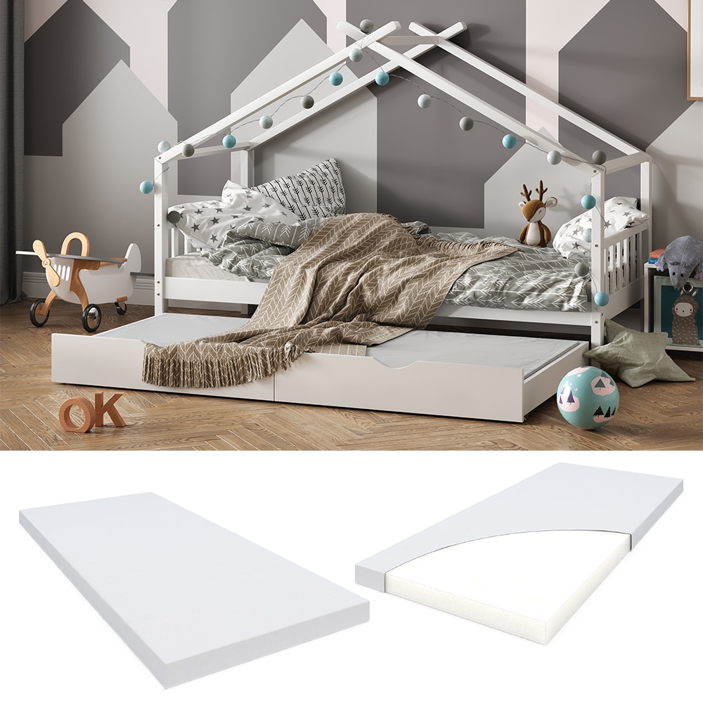 Vitalispa Kindermatratze Wei&szlig; 90 x 190 cm H2 H&auml;rtegrad - Bild 1