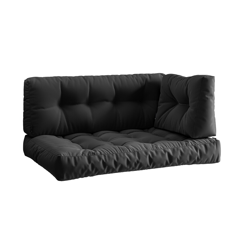 Vicco Palettenkissen-Set Ohio Anthrazit 3 Teile - Bild 1