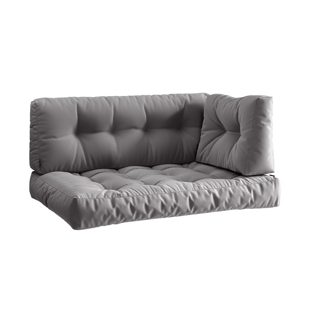 Vicco Palettenkissen-Set Ohio Grau 3 Teile - Bild 1