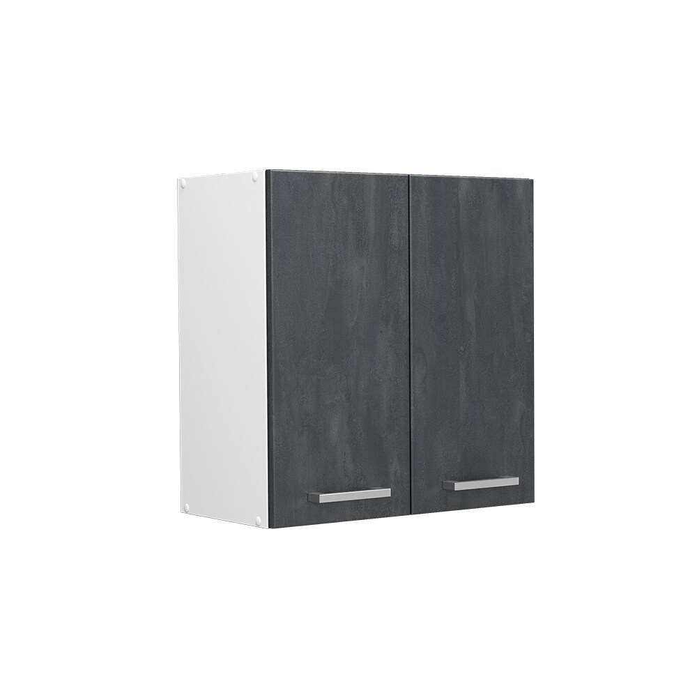 Vicco H&auml;ngeschrank R-Line Schwarz Beton Wei&szlig; 60 cm - Bild 1