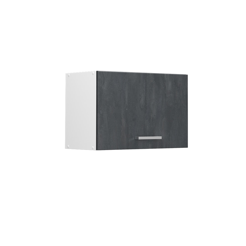 Vicco H&auml;ngeschrank R-Line Schwarz Beton Wei&szlig; 60 cm flach - Bild 1