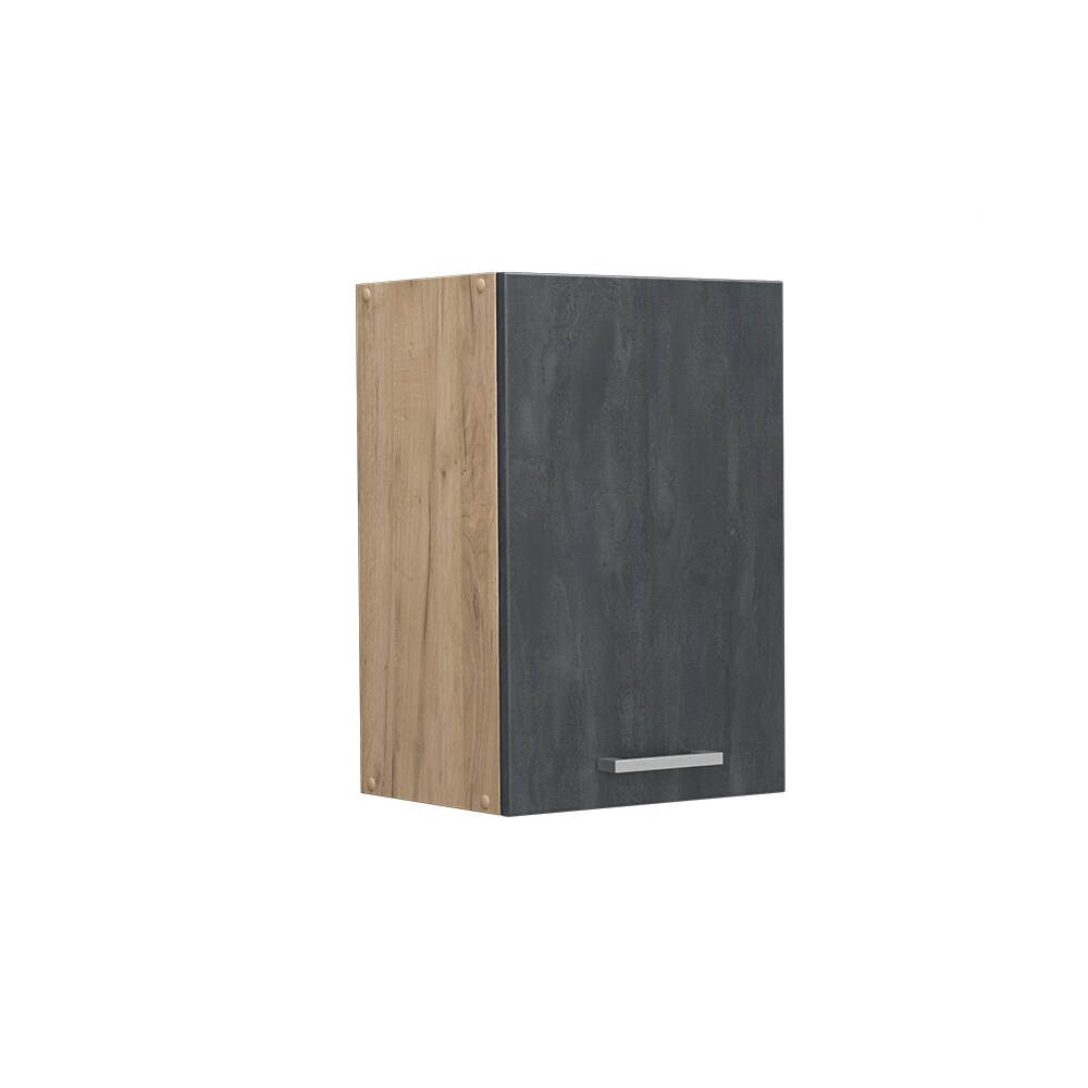 Vicco Hängeschrank R-Line Schwarz Beton Eiche 40 cm