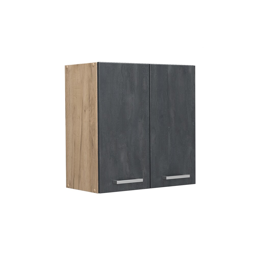 Vicco Hängeschrank R-Line Schwarz Beton Eiche 60 cm