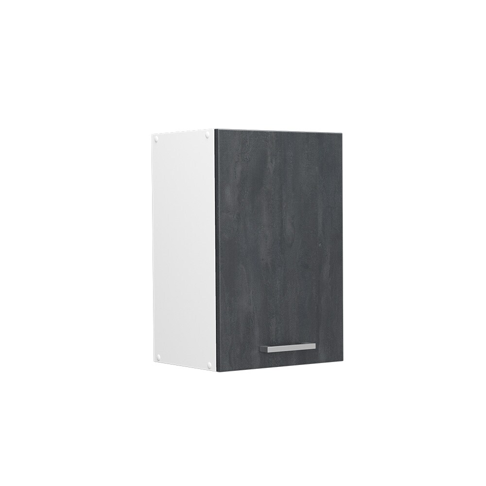 Vicco Hängeschrank R-Line Schwarz Beton Weiß 40 cm | 04066731405275