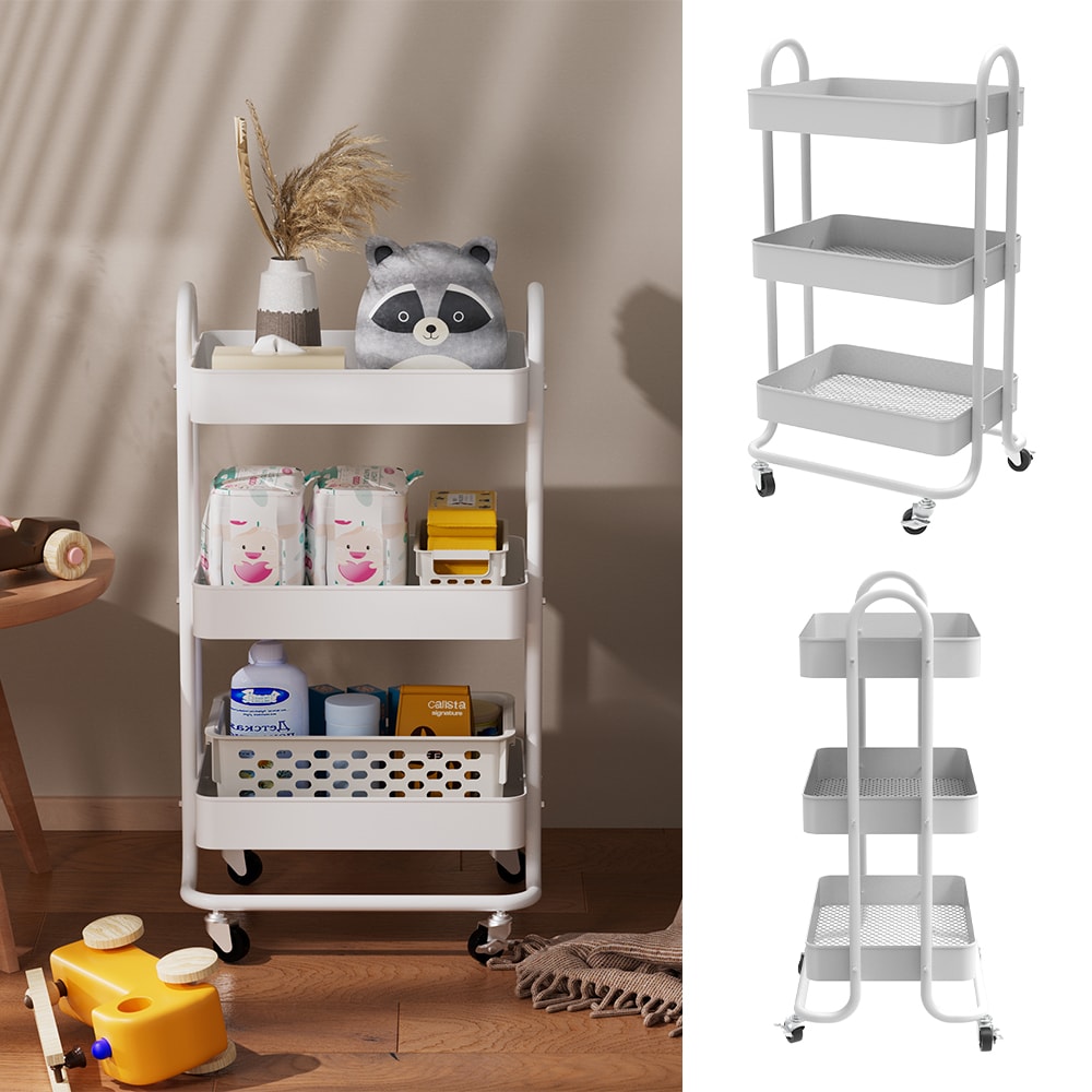 Vicco Rollregal Tron Wei&szlig; 45,9 x 78,7 cm - Bild 1