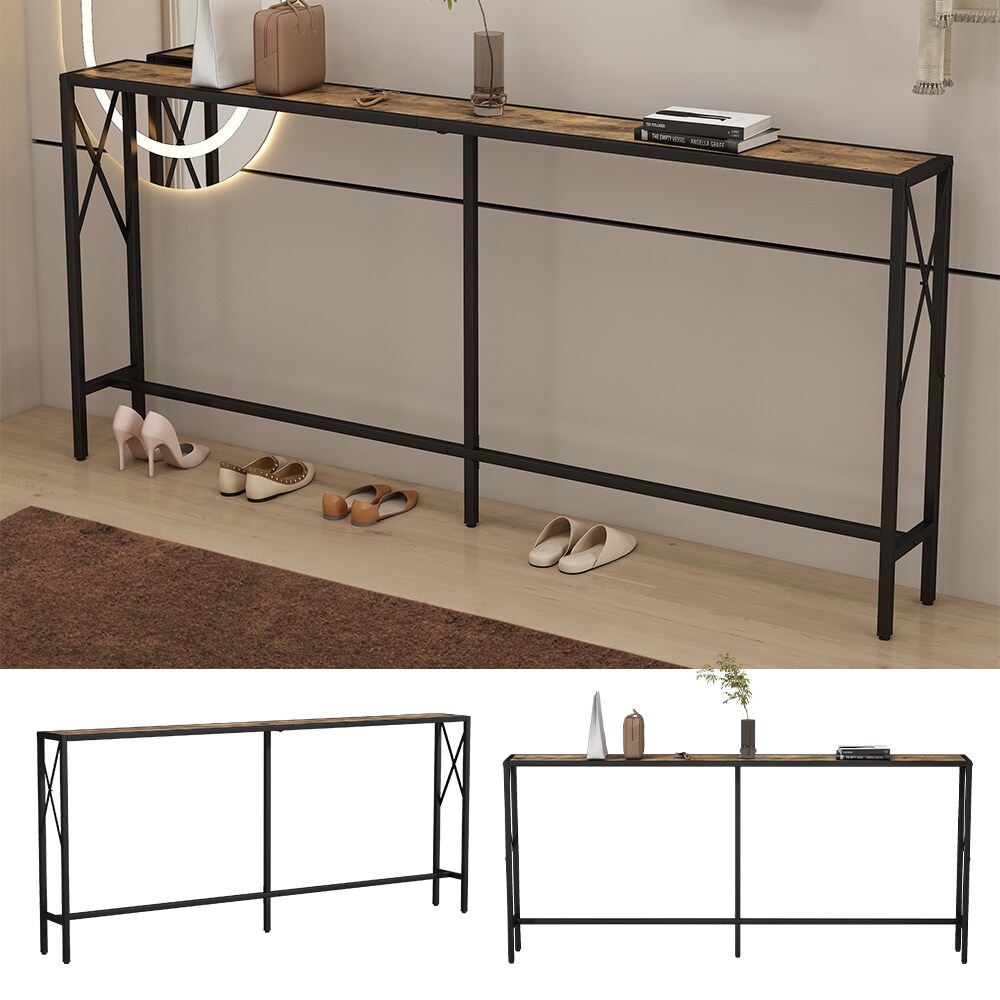 Vicco Konsolentisch Fyrk Eiche rustikal 174 x 20 cm | 04066731449910
