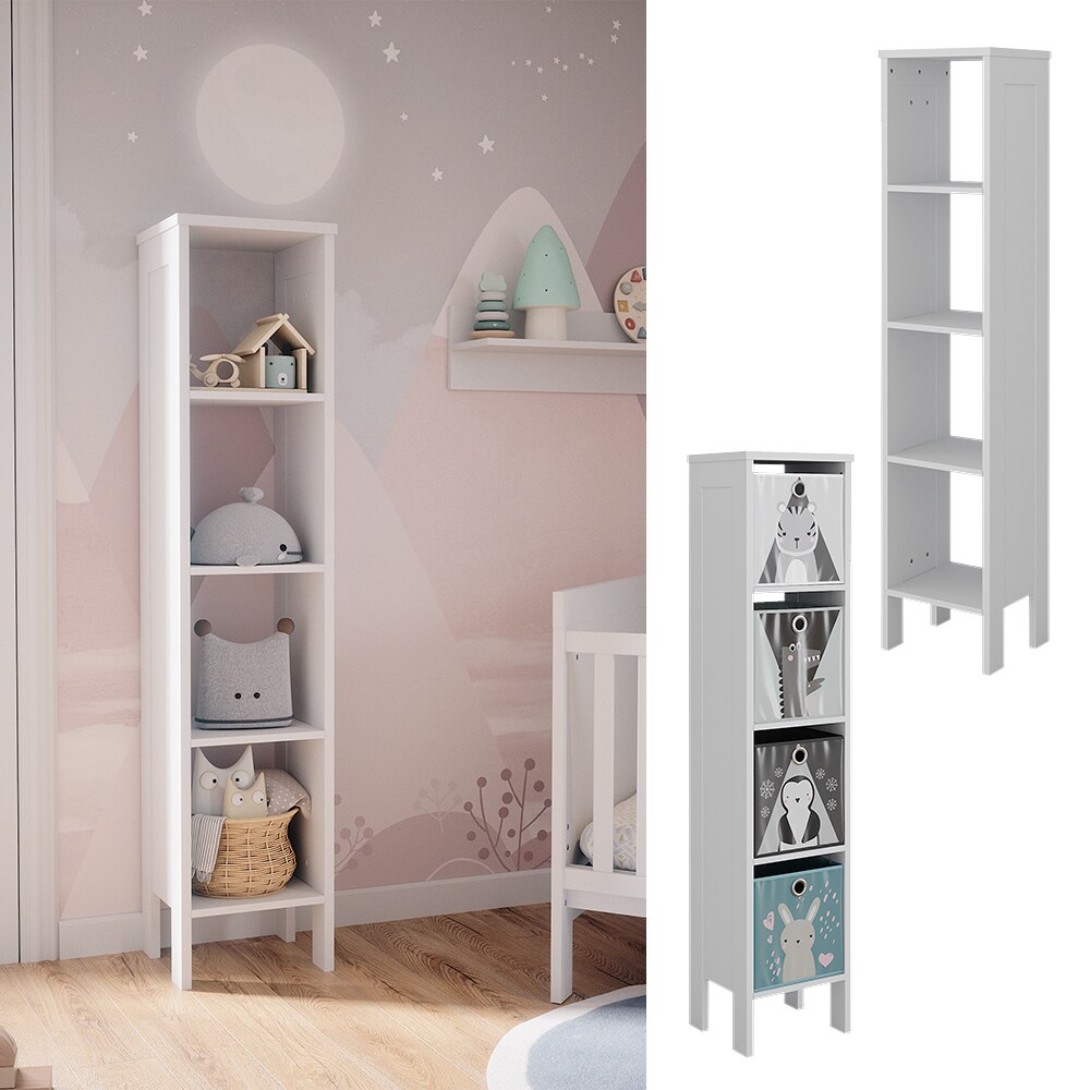 Vitalispa Kinderregal Ajaton Weiß 35,2 x 159,5 cm | 04066731450022