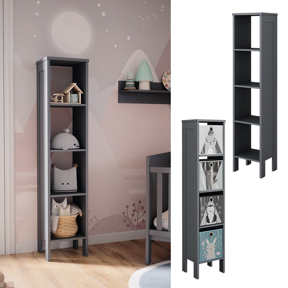 Vitalispa Kinderregal Ajaton Grau 35,2 x 159,5 cm - Bild 1