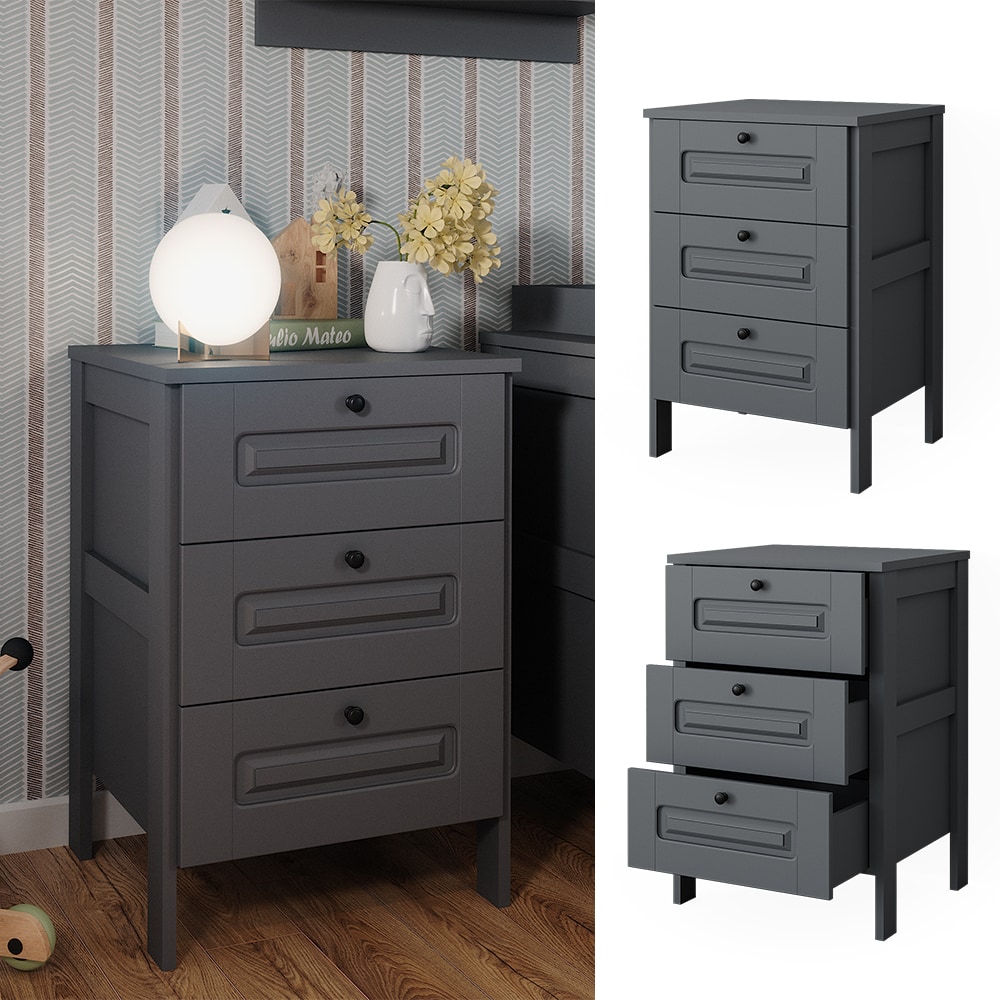 Vitalispa Kommode Ajaton Grau 60 x 88,4 cm - Bild 1
