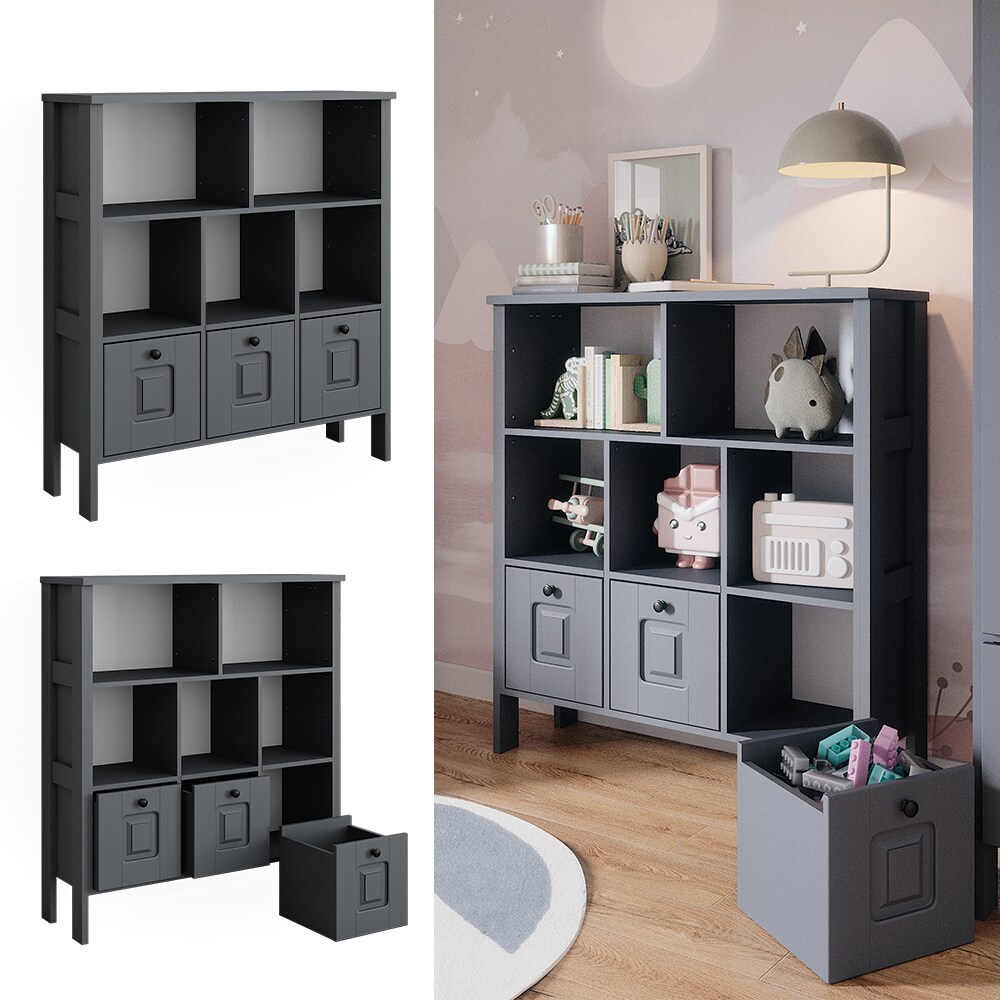 Vitalispa Kinderregal Ajaton Grau 103,6 x 113,4 cm - Bild 1