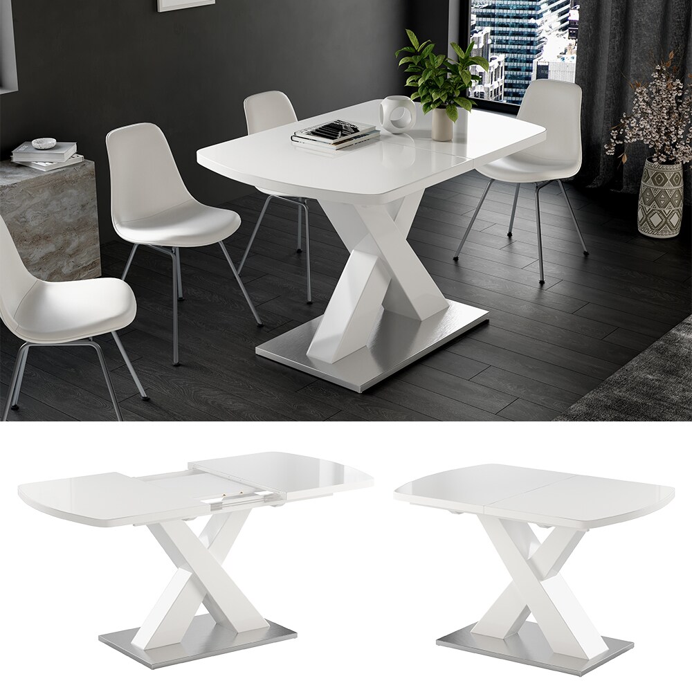 Vicco Esstisch Chinto Weiß 120 x 80 cm | 04066731461790