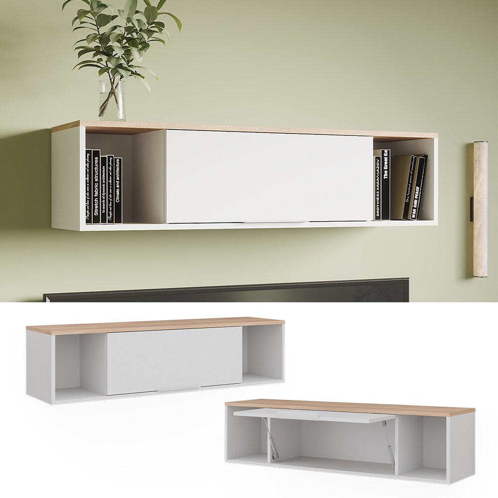 Vicco Wandregal Betti Weiß Sonoma 120 x 30 cm | 04066731466320