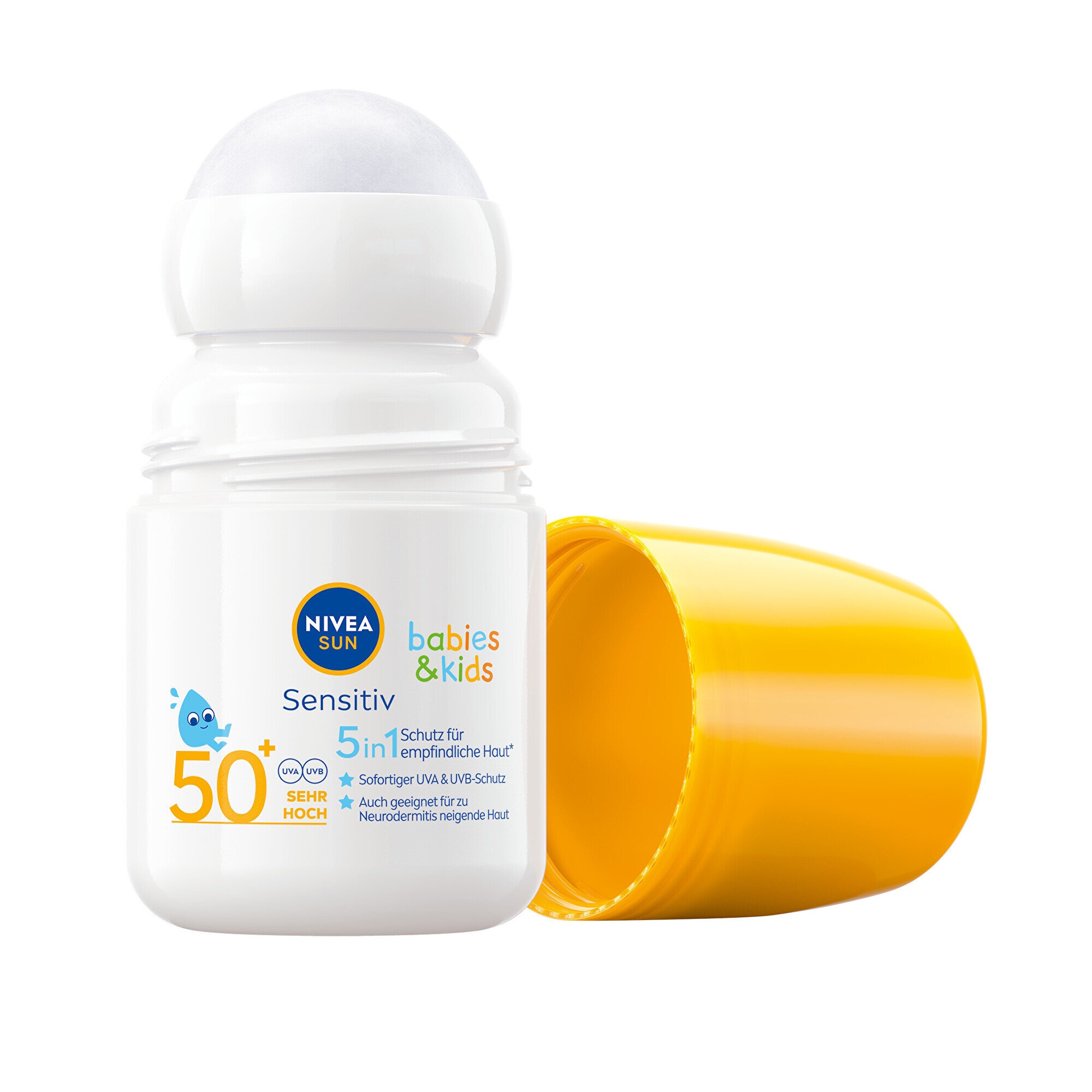 NIVEA SUN Sonnenroller babies & kids sensitiv LSF 50+, 50 ml - Bild 1