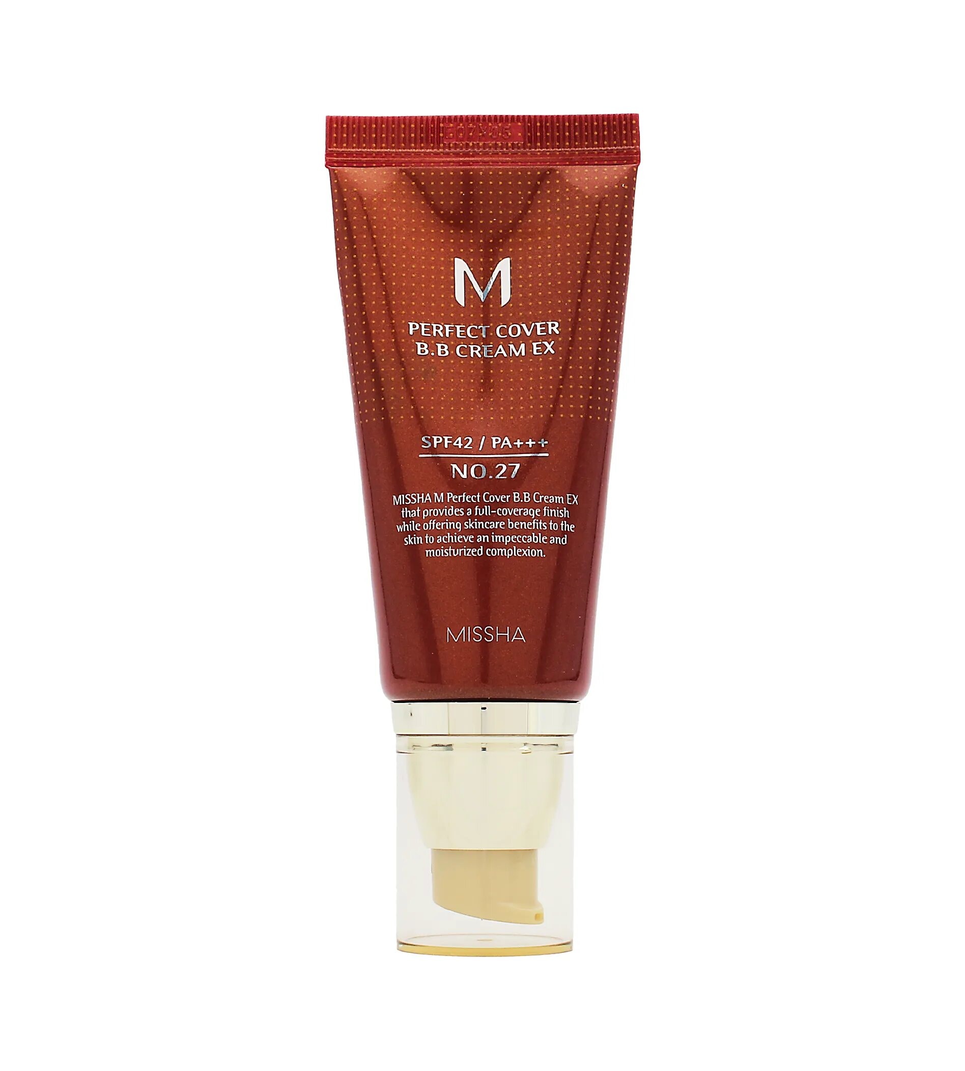 Missha BB Creme Perfect Cover 27 Honey Beige LSF 42, 50 ml - Bild 1