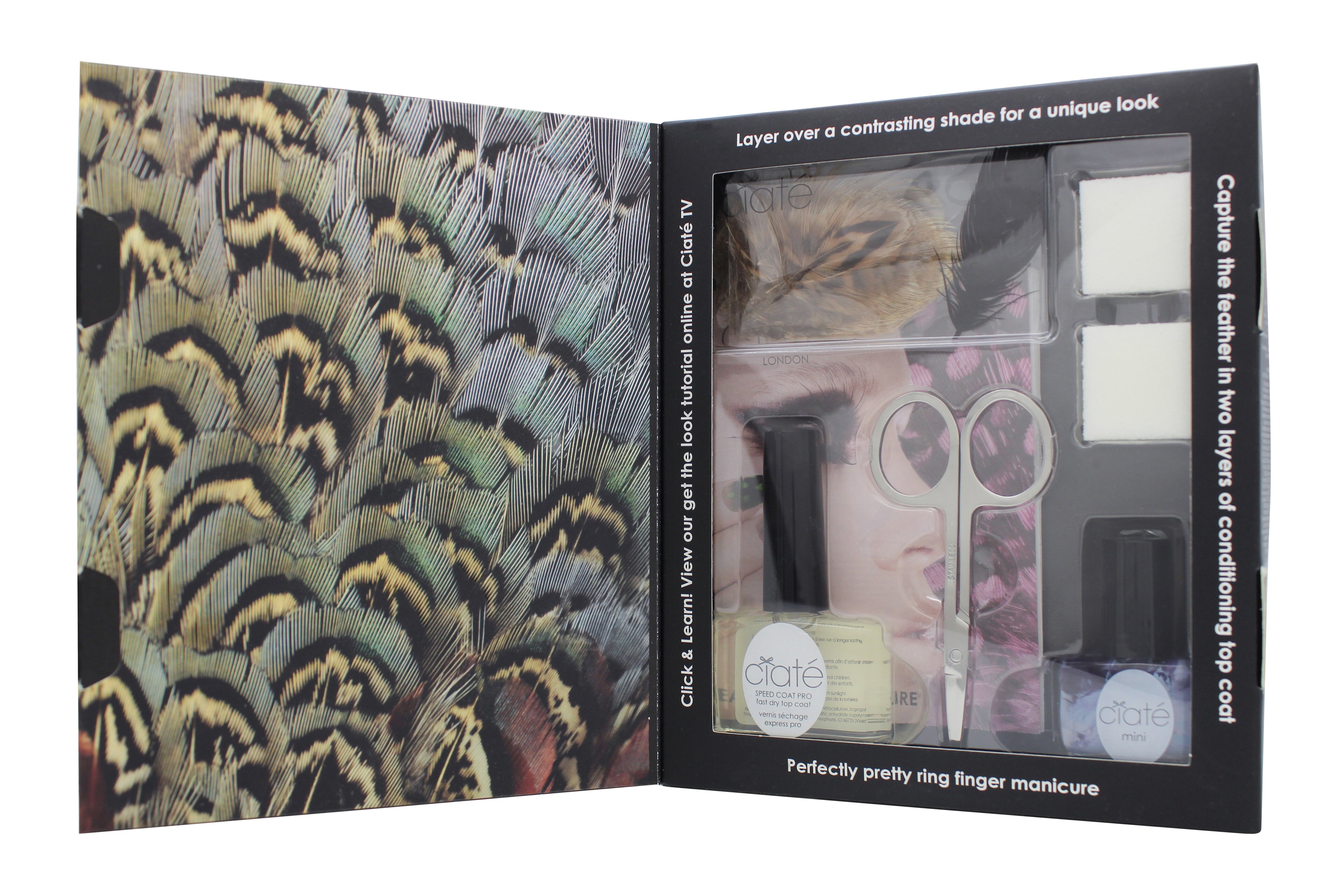 Ciate Feathered Manicure Ruffle My Feathers Geschenkset 5ml &acute; - Bild 1