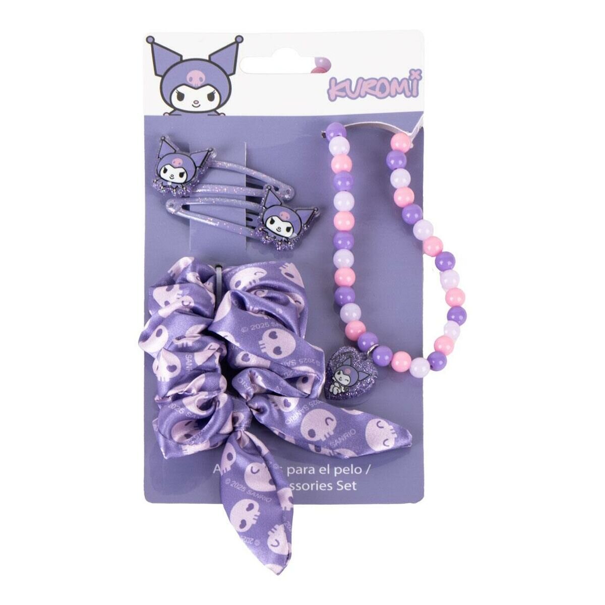 Haarschmuck Hello Kitty Lila 4 St&uuml;cke - Bild 1