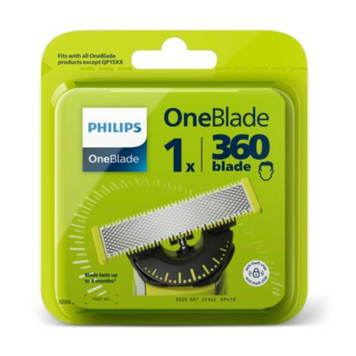 Ersatzklinge f&uuml;r Rasierer Philips QP410/50 ONEBLADE 360 - Bild 1