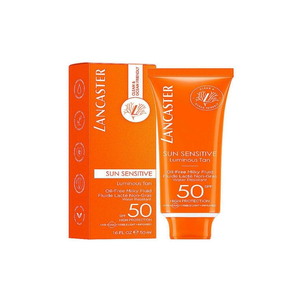 Lancaster Sun Sensitive Luminous Tan Oil-Free Milky Fluid Spf50 50ml - Bild 1