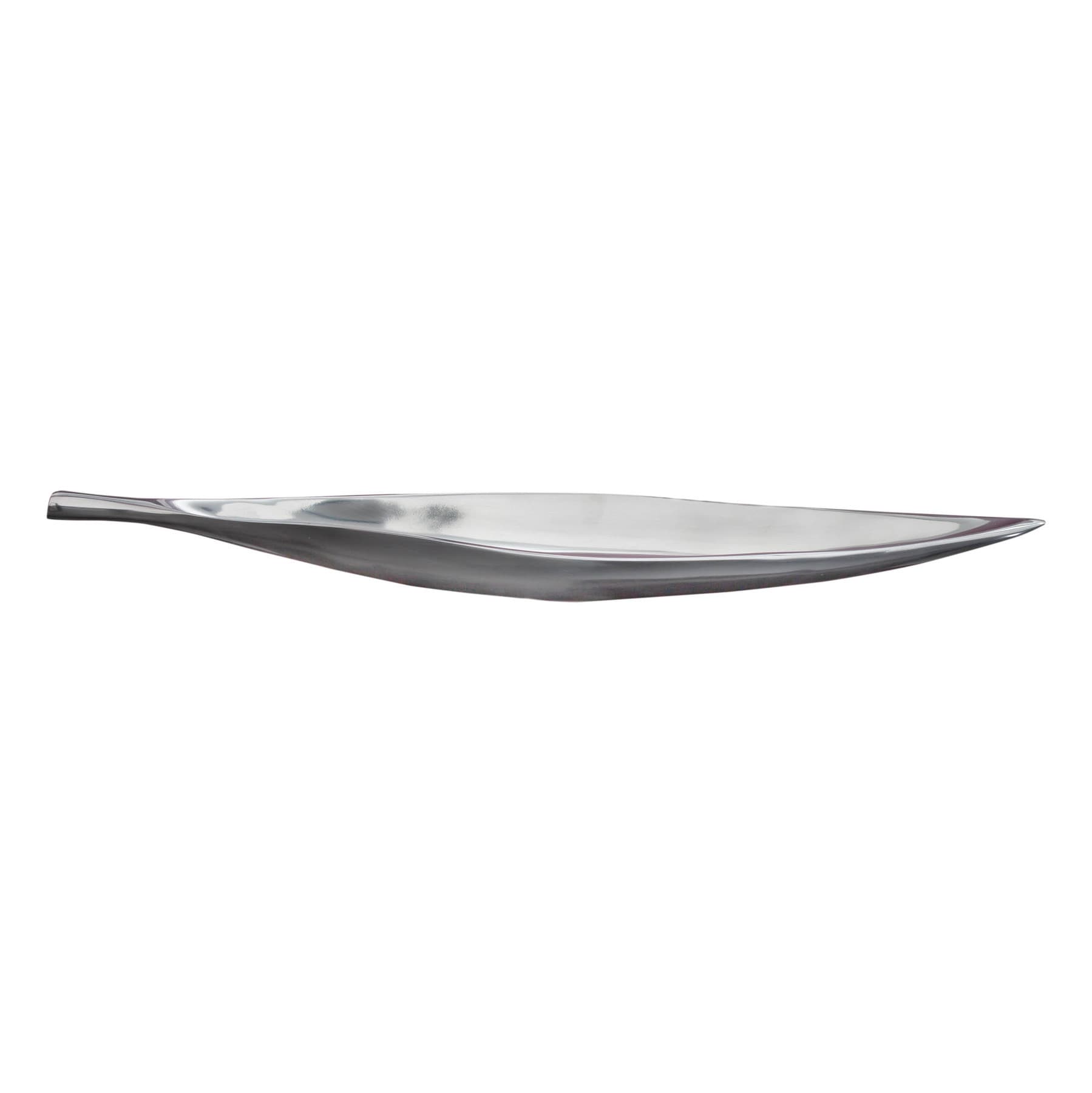 riess-ambiente Schale SILVER LEAF - 60cm silber Aluminium handgearbeitet Deko - Bild 1