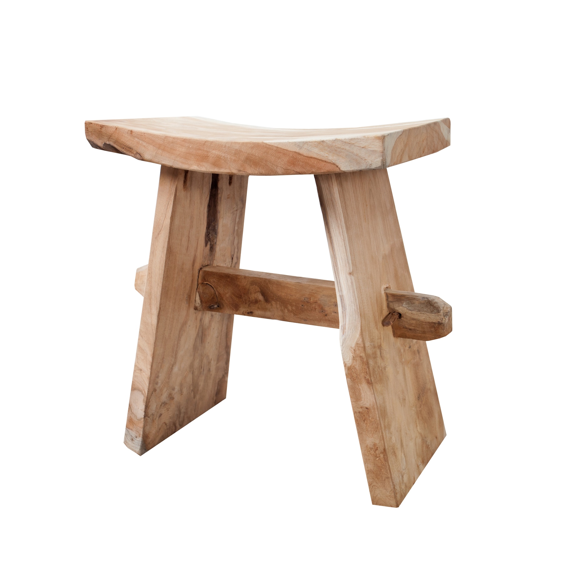 riess-ambiente Sitzhocker ZEN - 40cm Teakholz Beistelltisch massiv - Bild 1