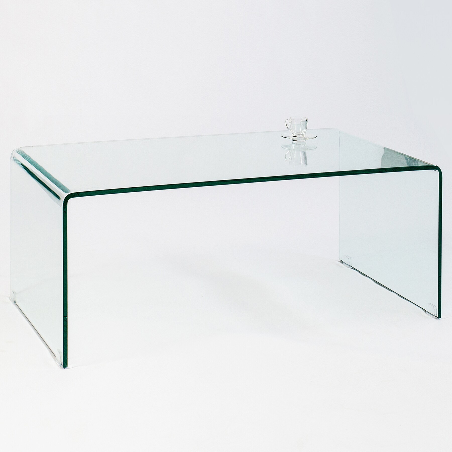 riess-ambiente Couchtisch FANTOME - 110cm transparent Glas - Bild 1