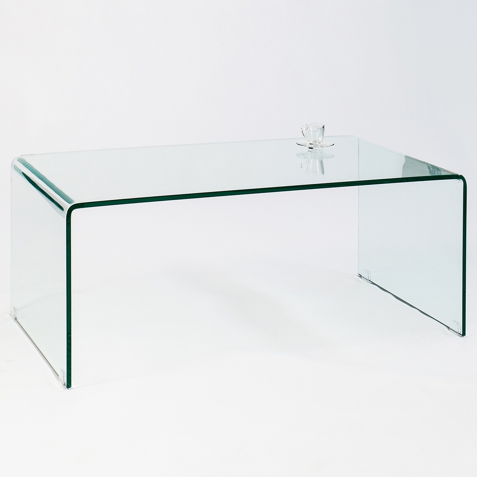riess-ambiente Couchtisch FANTOME – 110cm transparent Glas | 04250243547206